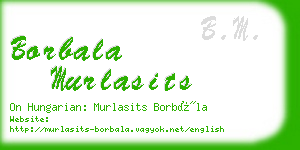 borbala murlasits business card